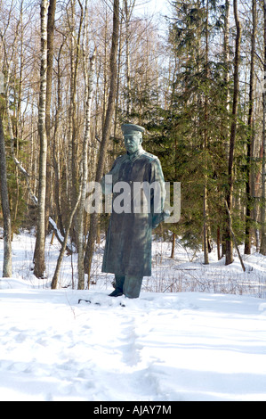 Stalin s stature Gruto Parkas Druskinikaj Lithuania Stock Photo