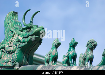 Yonghe Gong the Lama Temple is the biggest Tibetian Buddhist Lama Temple in Beijing Stock Photo