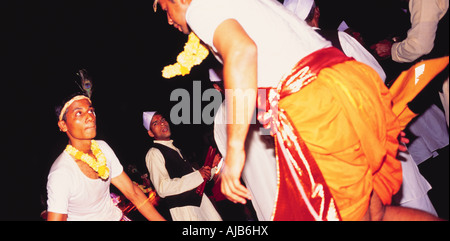 dancer at shigmo festival, Goa, India Stock Photo