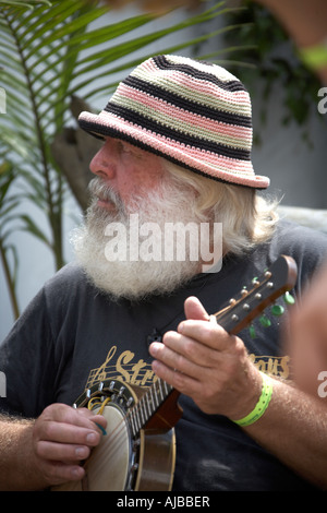 Band Playing At Woodford Folk Festival Queensland Australia Stock Photo 