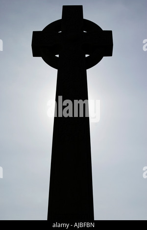 The Tennyson Monument, Tennyson Down, Totland, Isle of Wight, England. Stock Photo