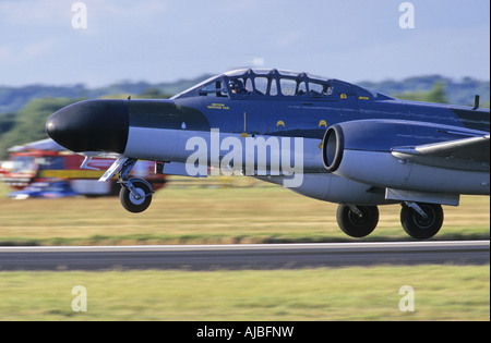 The Gloster Meteor the first British jet fighter aircraft Stock Photo