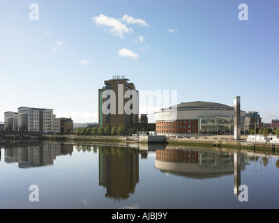 The Lagan-side Water front area in Belfast. Stock Photo