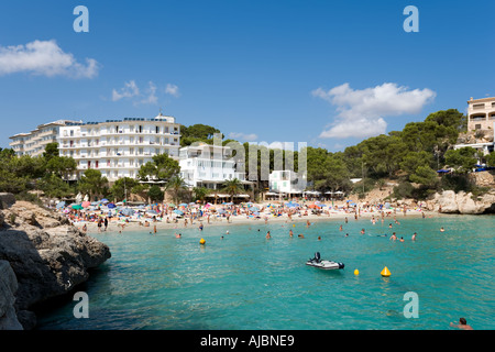 Beach, Cala Santanyi, East Coast, Mallorca, Spain Stock Photo