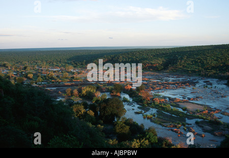 Scenic View of The Olifant's River at Sunset Stock Photo