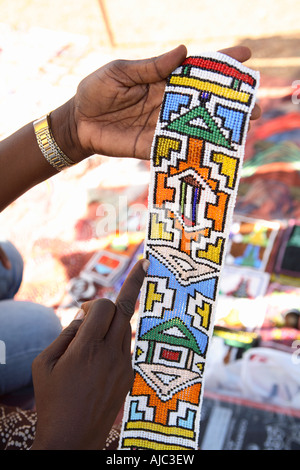 A traditional South African hand beaded Sangoma Doll toy created by ...