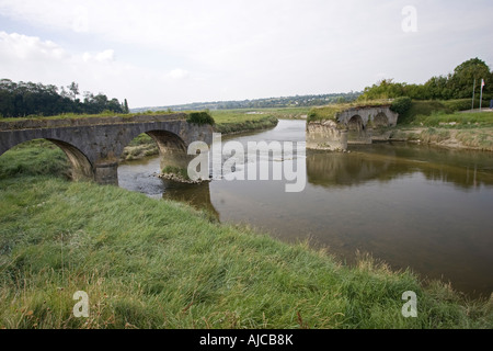 Pont de la Roque bombed bridge Coutances Normandy France Stock Photo ...