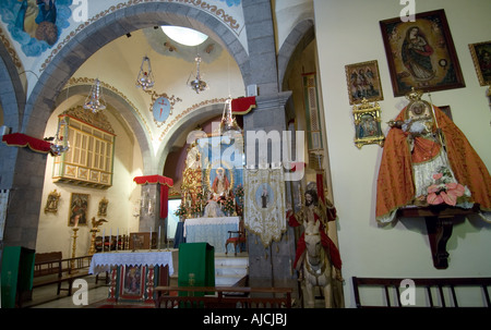 Church of Santiago del Teide Tenerife Canary Islands Spain Stock Photo