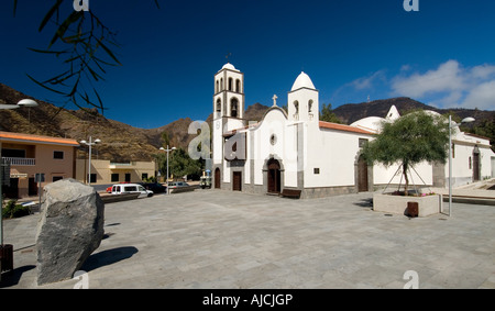 Church of Santiago del Teide Tenerife Canary Islands Spain Stock Photo