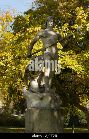 Statue by Edmond Desca in Parc de la Pepiniere Nancy Lorraine France Stock Photo