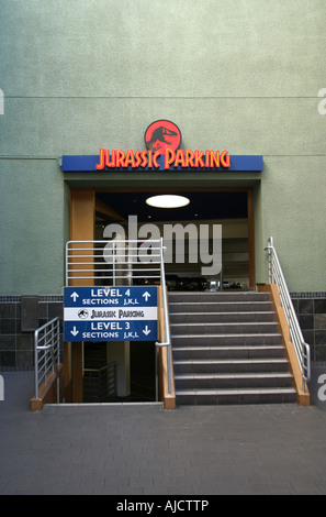 Jurassic Parking at Universal Citywalk Hollywood  October 2007 Stock Photo