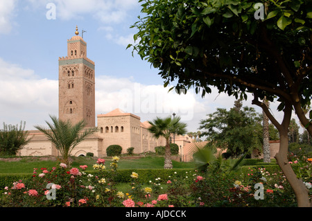 Koutoubia Mosque Marrakesh Morocco Stock Photo