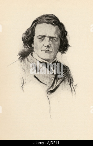 Anton Grigorevich Rubinstein, 1830 - 1894.  Russian pianist, composer and conductor. Stock Photo