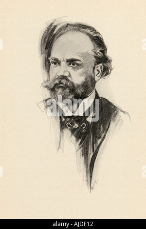 Antonín Leopold Dvořák, 1841 -1904. Czech composer. Stock Photo