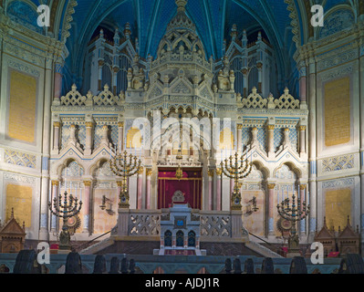 altar, New Synagogue, Szeged, Hungary Stock Photo