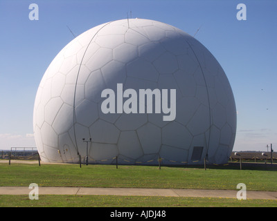 The Golf Ball RAF radar installation Mundesley Trimingham Norfolk England Stock Photo