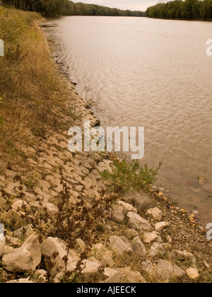 Wabash River near Vincennes Indiana USA Stock Photo