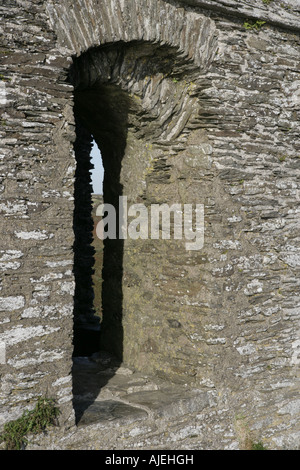 The old Chapel on Rame Head once as a lookout for smuggles over the sea ...