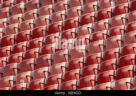 Rows of seats Stock Photo
