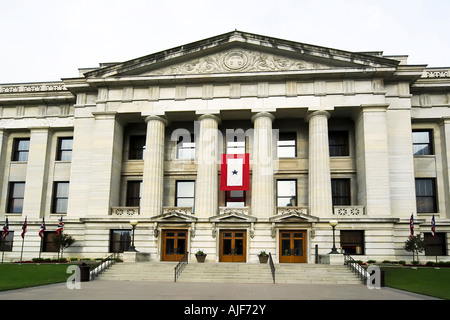 The Ohio State house Capitol building at Comubus OH Stock Photo