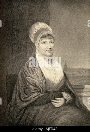 Elizabeth Fry (1780-1845) English Quaker social reformer. Fry reading ...