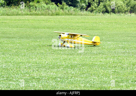 Radio controlled model aircraft of the St Clair County model club Michigan MI Stock Photo