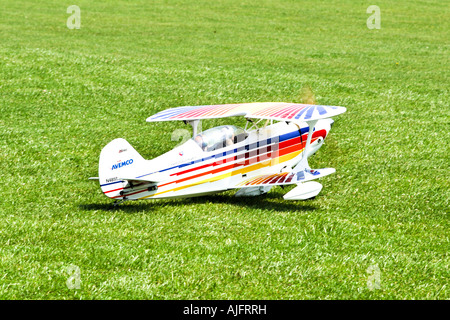 Radio controlled model aircraft of the St Clair County model club Michigan MI Stock Photo