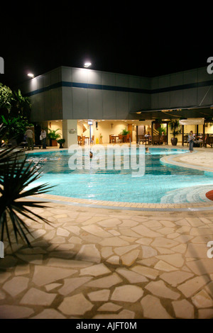 Swimming pool at Changi Airport, Singapore Stock Photo