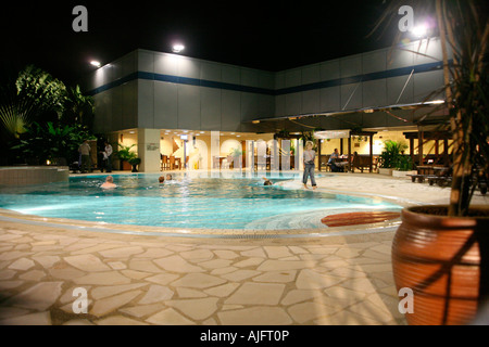 Swimming pool at Changi Airport, Singapore Stock Photo