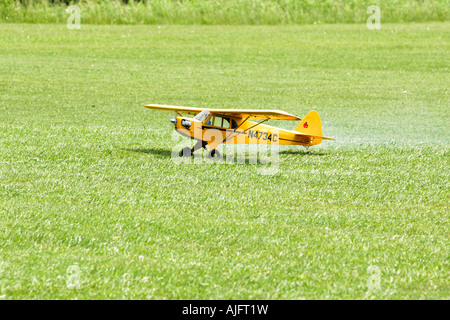 Radio controlled model aircraft of the St Clair County model club Michigan MI Stock Photo