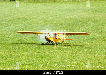 Radio controlled model aircraft of the St Clair County model club Michigan MI Stock Photo