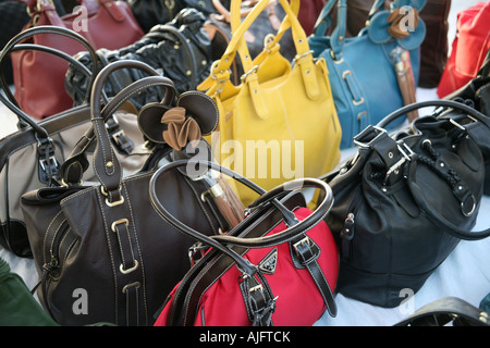 Counterfeit designer bags on sale in Alghero, Sardinia, Italy Stock Photo -  Alamy