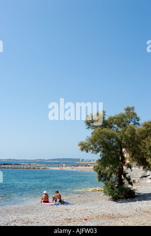 Beach at Cala Bona, East Coast, Mallorca, Spain Stock Photo