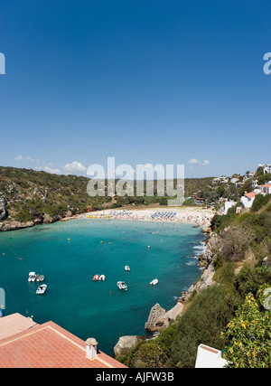 Beach at Cala'n Porter, Menorca, Balearic Islands, Spain Stock Photo