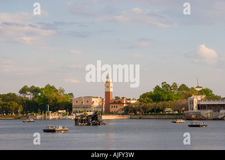 Italy Pavilion World Showcase Epcot Center Lake Buena Vista Florida USA Stock Photo