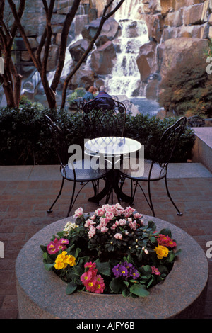 Waterfall Park In Pioneer Square Seattle Washington Stock Photo