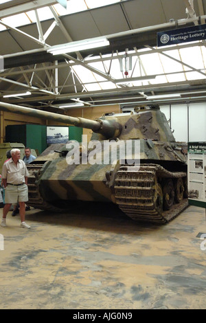 German WW2 King Tiger Tank Stock Photo