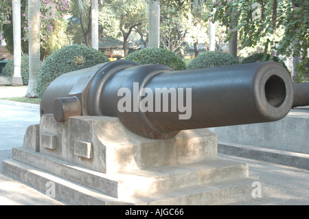 cannon gun in guangdong Stock Photo