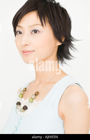 Young woman looking away Stock Photo