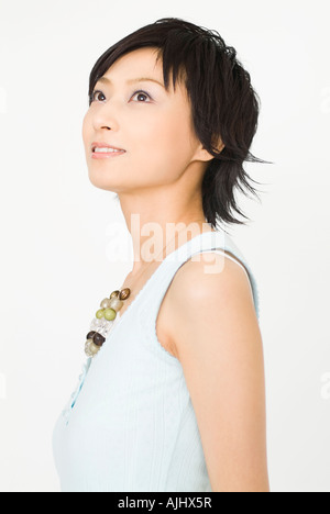 Young woman smiling Stock Photo