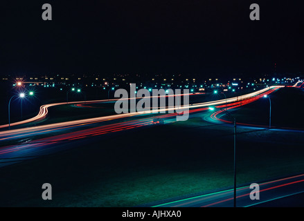 Lights on the motorway