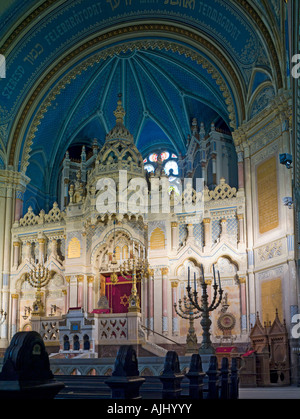 altar, New Synagogue, Szeged, Hungary Stock Photo