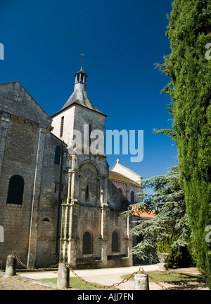 Eglise Saint Hilaire church Poitiers town centre Poitou Charente France Stock Photo
