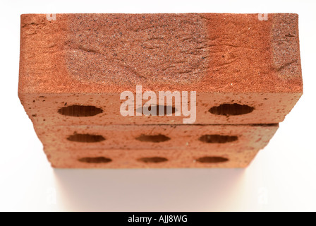 Three Stacked "House Bricks" Stock Photo