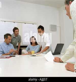 Office workers in meeting Stock Photo