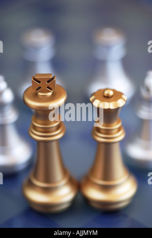 Chess pieces Stock Photo