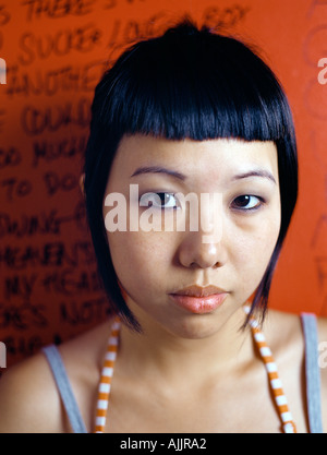 Portrait of a teenage girl Stock Photo