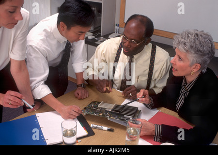 Business meeting in conference room Stock Photo