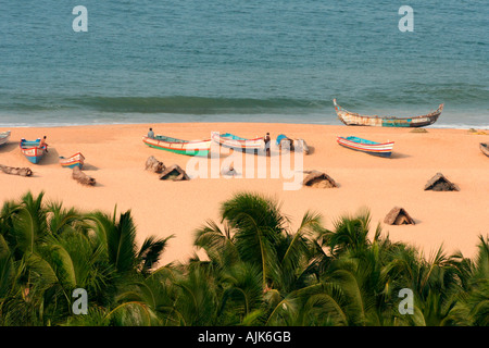A beautiful beach at Vizhinjam, Kerala, India Stock Photo