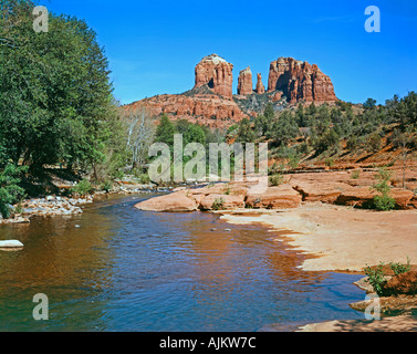 Red Rock Crossing near Sedona Arizona USA Stock Photo